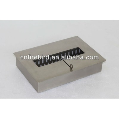 Bio ethanol fireplace stainless steel burner FDB26 with double layers design and ceramic fiber inside