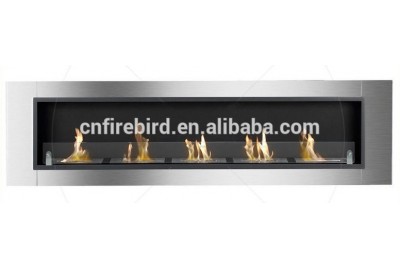 Ethanol fireplace FD30V + 5x1.5L burner + Stainless steel