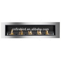 Ethanol fireplace FD30V + 5x1.5L burner + Stainless steel