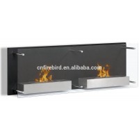 Bio ethanol fireplace Wall mounted FD66B with 2 burners