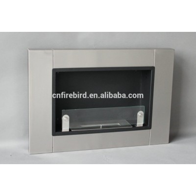 Wall mounted stainless steel bio ethanol fireplace FD30S